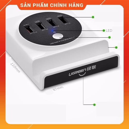 Hub USB 4 cổng kiêm sạc đa năng UGREEN 20352 dailyphukien