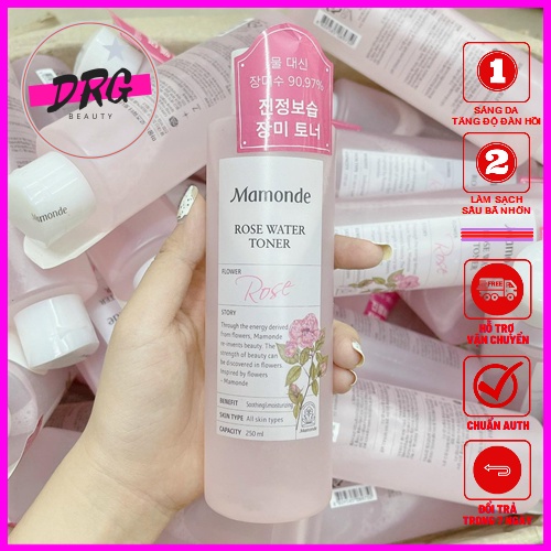 [Nước hoa hồng mamonde] nước hoa hồng toner dưỡng da dành cho da dầu và da mụn