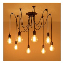 ĐÈN THẢ DÂY HÌNH NHỆN 8 BÓNG