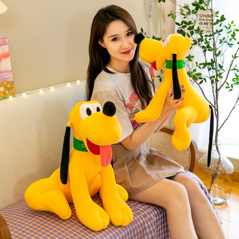 28-55cm Disney Big Pluto dog Plush Toys Orange Pluto Dog Stuffed Plush Toys Children Kids Gift Extra Large Pluto Dolls Soft Cute D