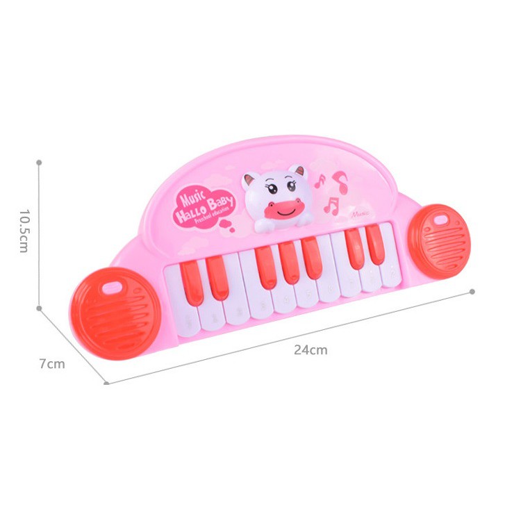 Đồ chơi đàn Piano mini cho bé có đèn và âm thanh kích thích não phát triển trí thông minh