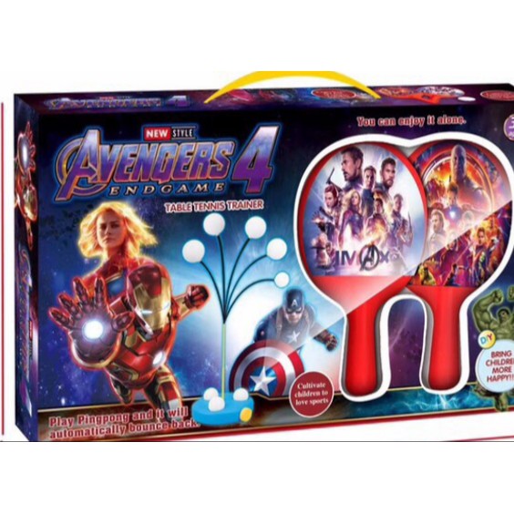 Bộ bóng bàn mẫu hoạt hình dễ thương gần gũi với bé quà tặng cho bé trẻ em