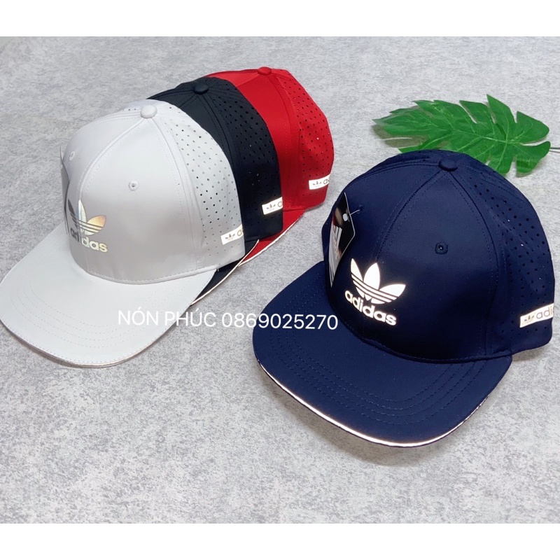 MŨ SNAPBACK DÙ LỖ SÁNG ADDAS NAM NỮ [Sử Dụng Flash]