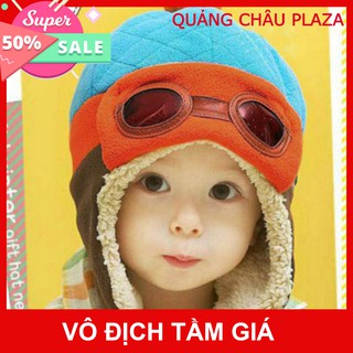 Mũ len phi công xinh xẻo cho bé