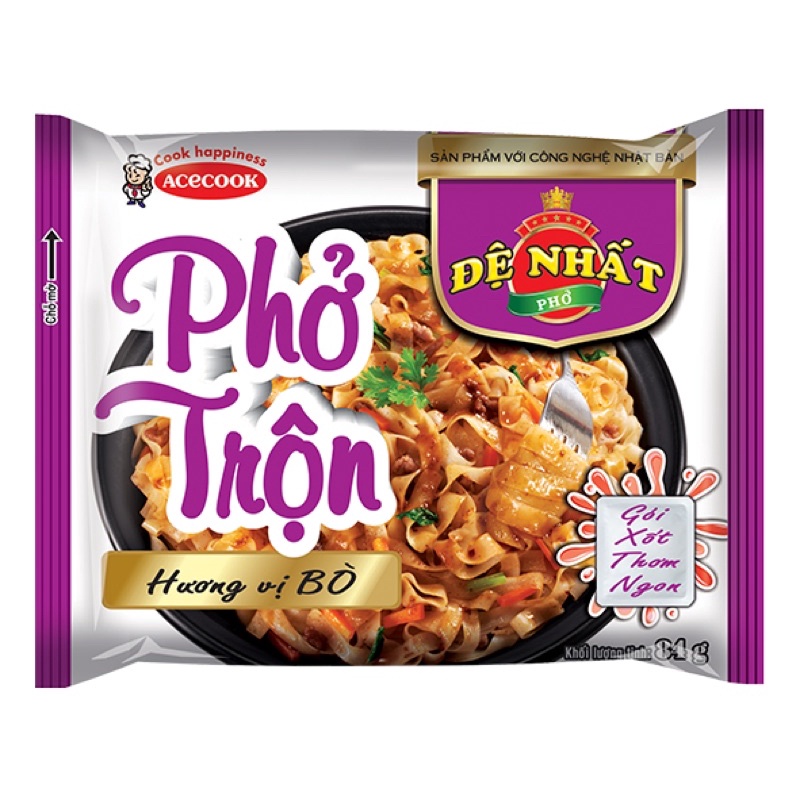 Phở Trộn Đệ Nhất Hương Vị Thập Cẩm Cay 82gr / Bò 84gr  / Gói | BigBuy360 - bigbuy360.vn