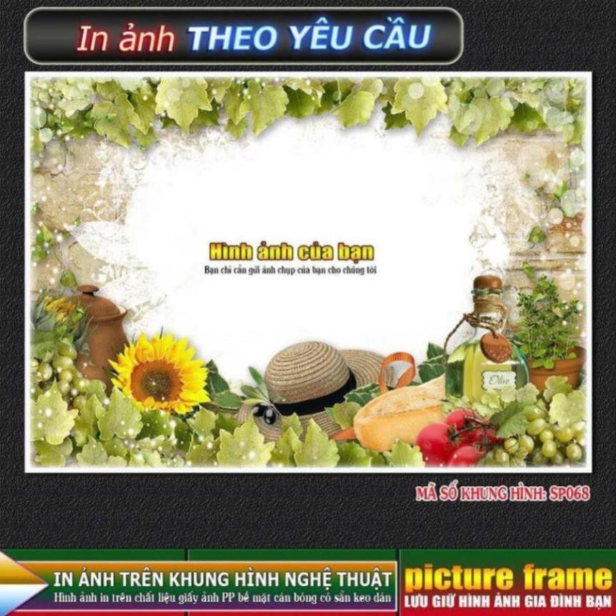 [IN ẢNH THEO YÊU CẦU] - lồng ghép ảnh vào khung hình nghệ thuật. Kích thước 10x15cm.