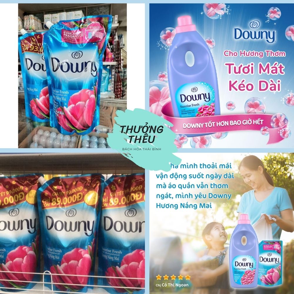 Nước xả vải Downy dịu nhẹ đam mê huyền bí túi 750, 800ml