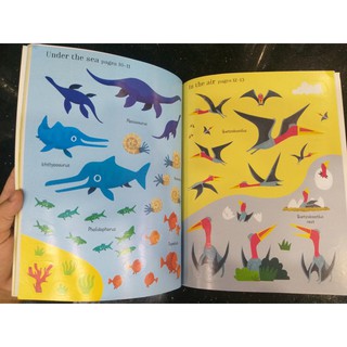 Bộ nhập - Usborne sticker book - Dinosaurs