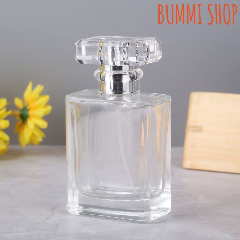 Lọ chiết nước hoa 30ml hình chữ nhật / chai lọ chiết mỹ phẩm giá sĩ tận nơi