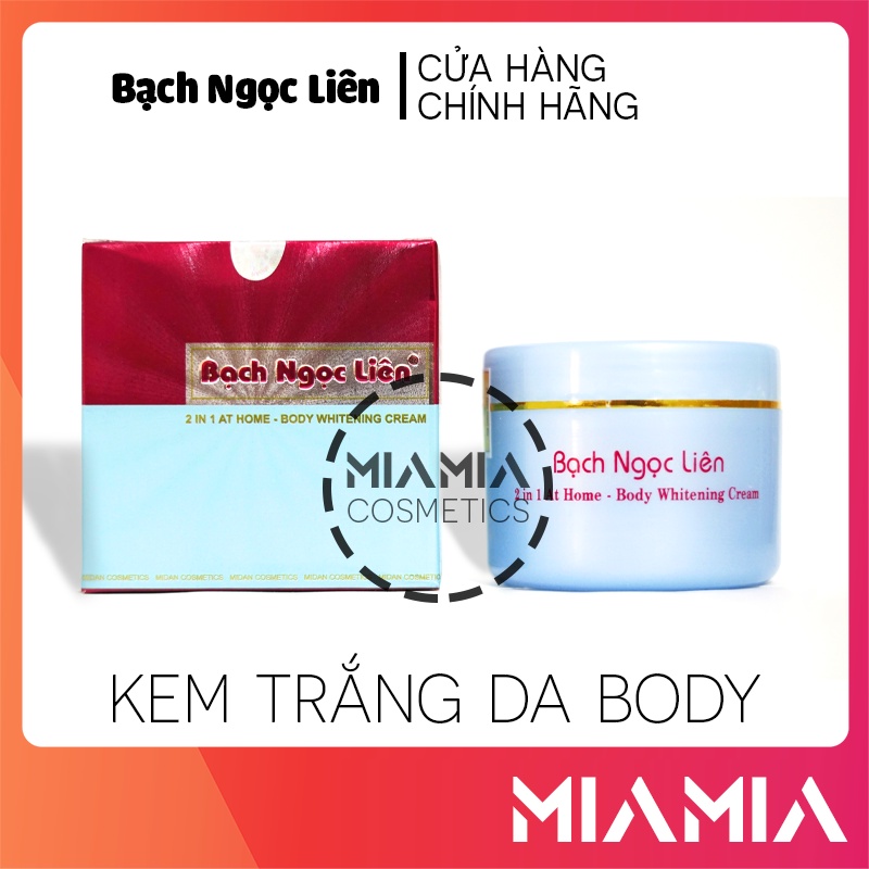 Kem Body Dưỡng Da Chính Hãng Bạch Ngọc Liên Hủ Xanh 90g - 8936079450656