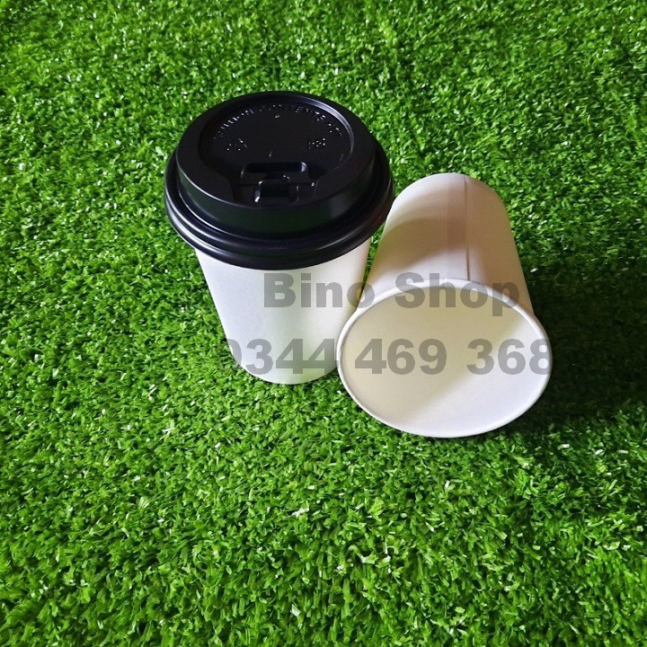 Ly Giấy Cafe 275ml + Nắp Gài - 10 Cái