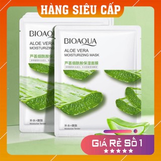 Mặt nạ 💕𝑭𝒓𝒆𝒆𝒔𝒉𝒊𝒑💕 Mặt nạ nha đam lô hội BIOAQUA cấp ẩm chống lão hóa da