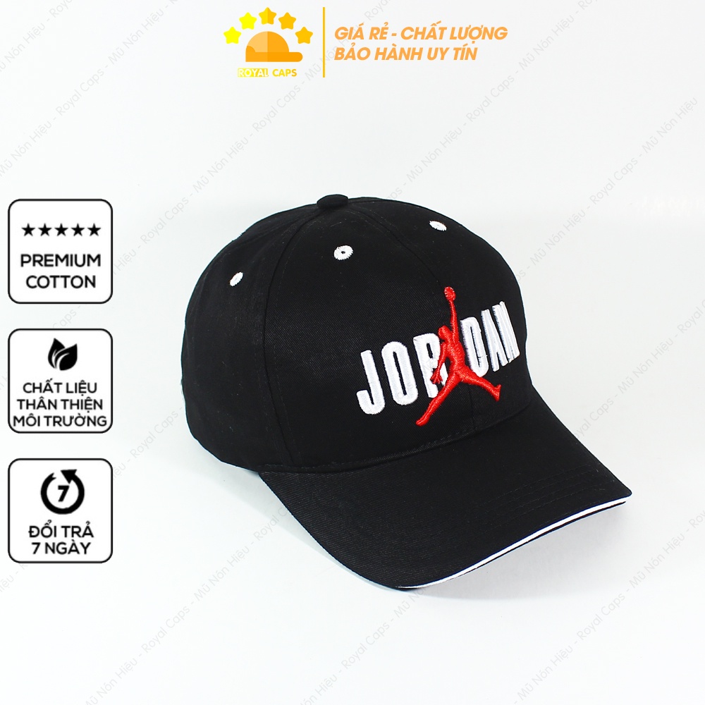 Mũ Lưỡi Trai Nón Lưỡi Trai Nam Nữ JD Vải Kaki Cotton Hàn Jordan - Royal Caps