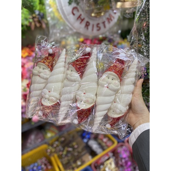 Ông già kem trang trí cây thông Giáng sinh - đồ trang trí nhập khẩu