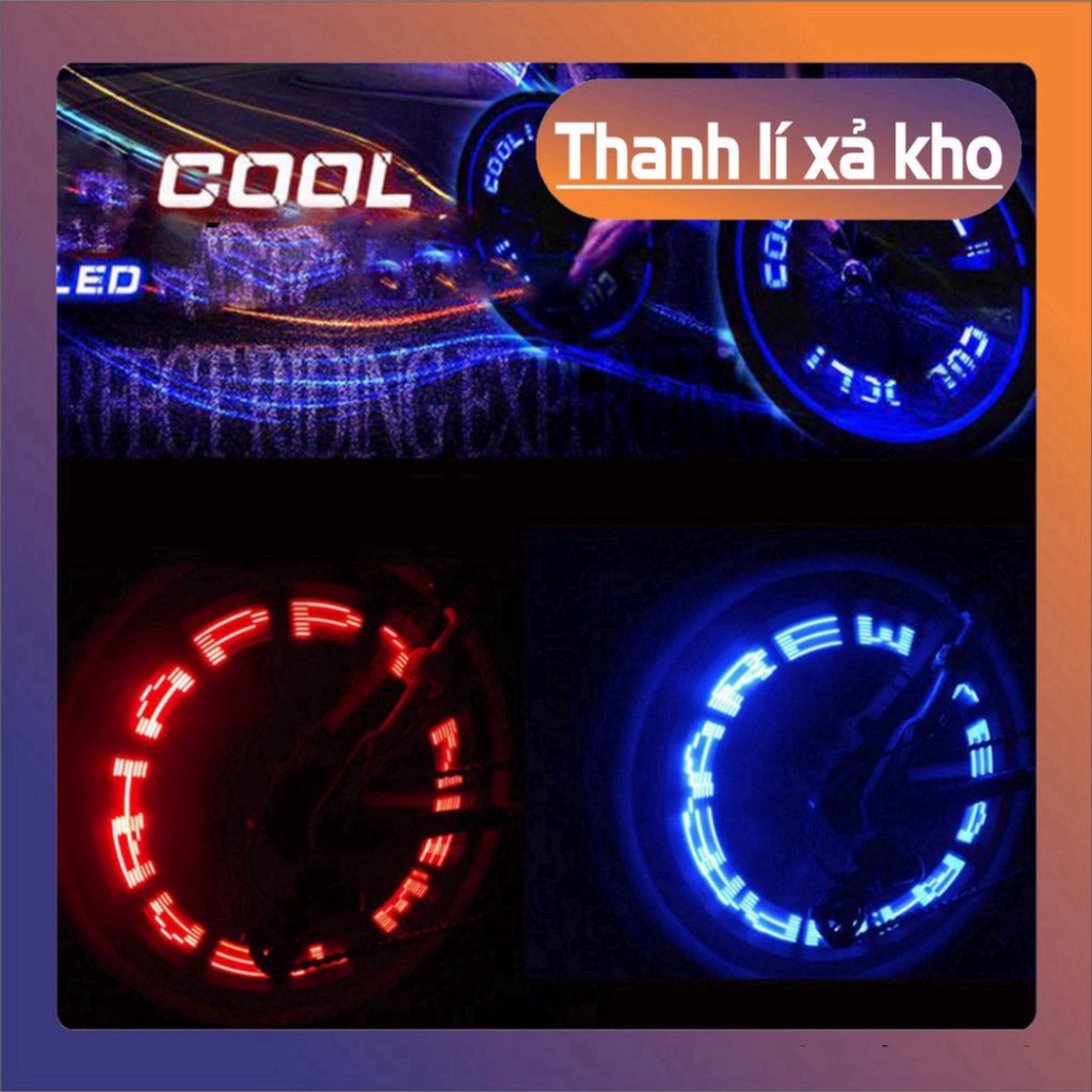 Đèn Led Gắn Van Bánh Xe Đạp Trang Trí Sáng Tạo