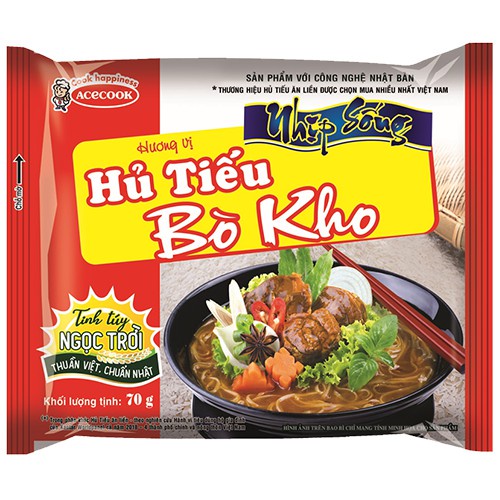 10 gói hủ tiếu nhịp sống nam vang/ sườn heo/ bò kho/ chay | BigBuy360 - bigbuy360.vn