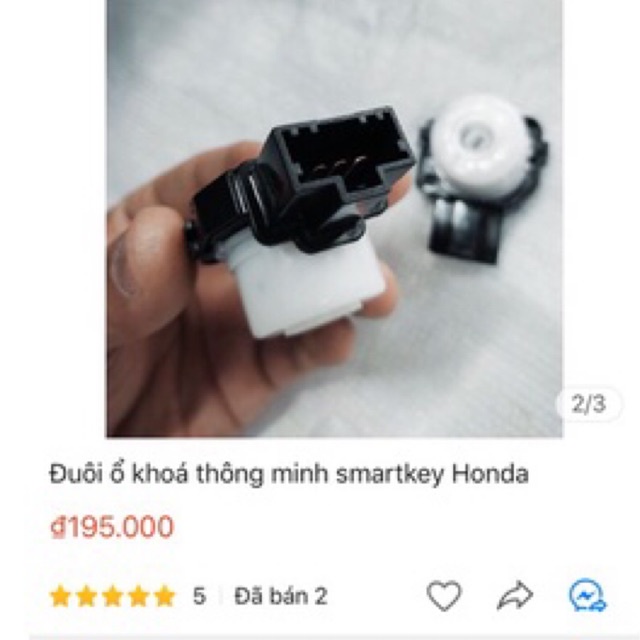 Đuôi ổ khoá thông minh Honda lead - ab 125 - wave