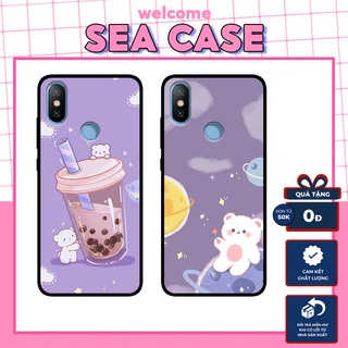 Ốp lưng XIAOMI MI A2 LITE/ REDMI 6 PRO/ MI 8/ MI 8 SE hình gấu đáng yêu,dễ thương – ốp nhựa chống trầy,chống va đập