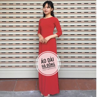 ÁO DÀI TRƠN LỤA NHẬT 2 TÀ