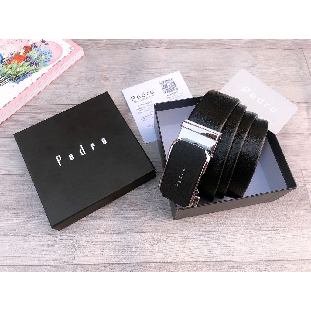 Thắt lưng nam Pedro da cao cấp Full Box