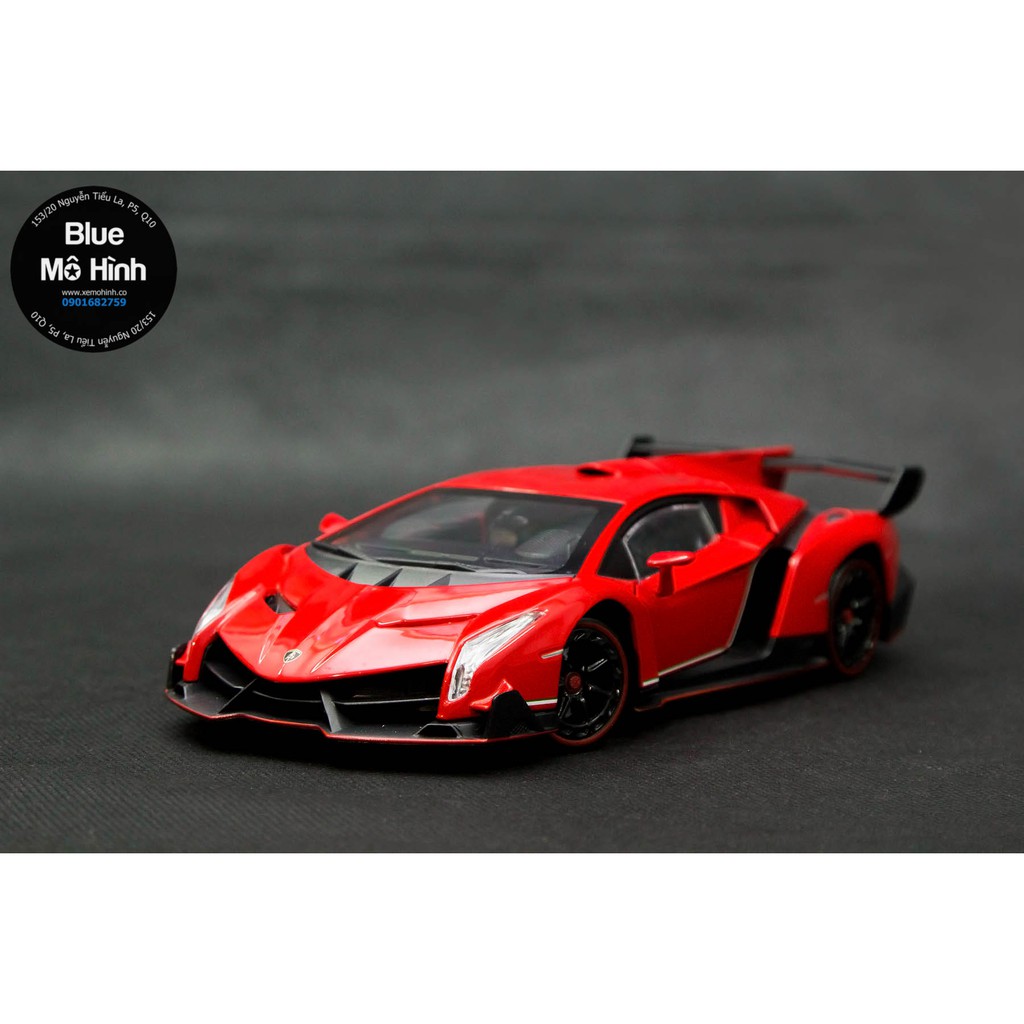 Blue mô hình | Xe mô hình Lambo Veneno Double Horses tỷ lệ 1:24