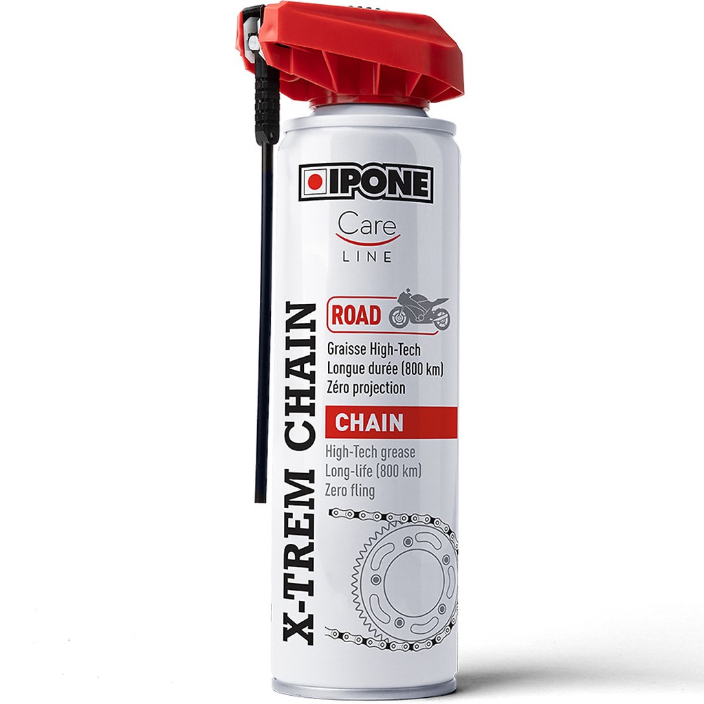 Chai Xịt Dưỡng Sên / Xích cao cấp không văng nhập khẩu 100% Pháp Ipone X-trem Xtrem Chain Road (250ml)