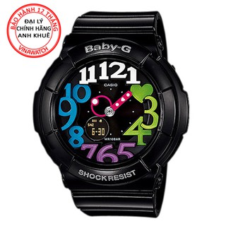 Đồng hồ nữ baby-g casio dây nhựa kim-điện tử bga-131-1b2dr - chính hãng casio anh khu