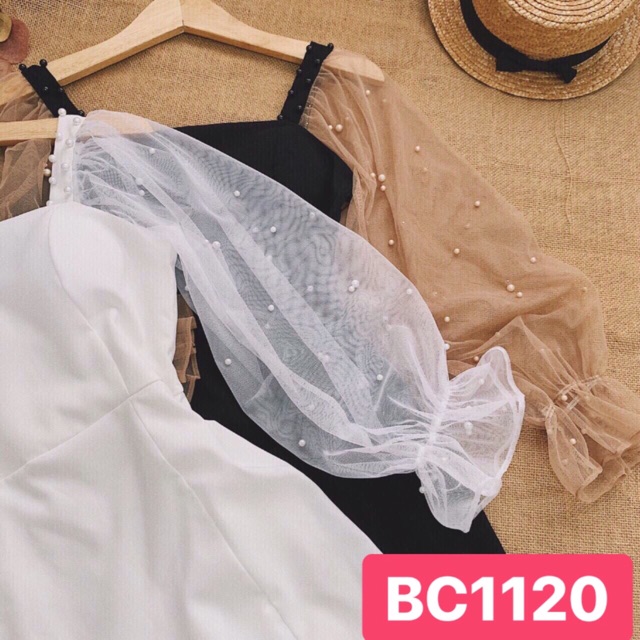 Đầm xoè chất thun gân siêu tôn dáng TRIPBLE T DRESS - Free size dưới 54kg