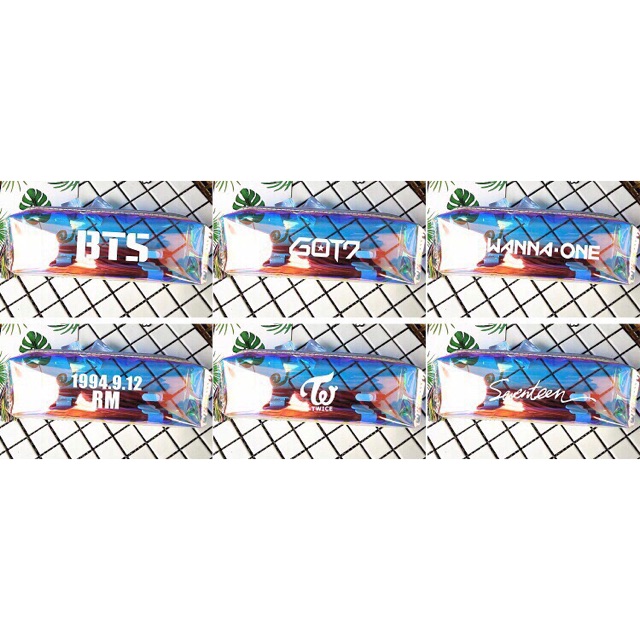 Túi bút BTS GOT7 W1 TWICE 17 EXO BLACKPINK