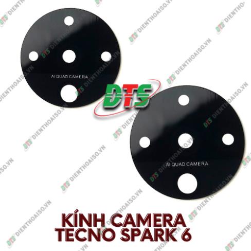 Kính camera tecno Spark 6 kèm keo dán
