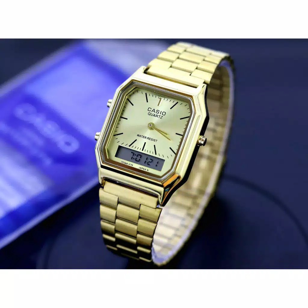 Dây Đeo Sợi Xích Cao Cấp Thời Trang Cho Casio Aq230