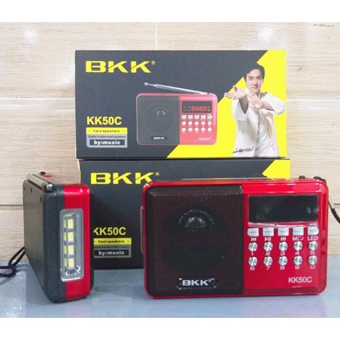 Máy nghe pháp BKK KK50C có đèn pin, cắm USB, thẻ nhớ, nghe đài radio FM, Bh 6 tháng