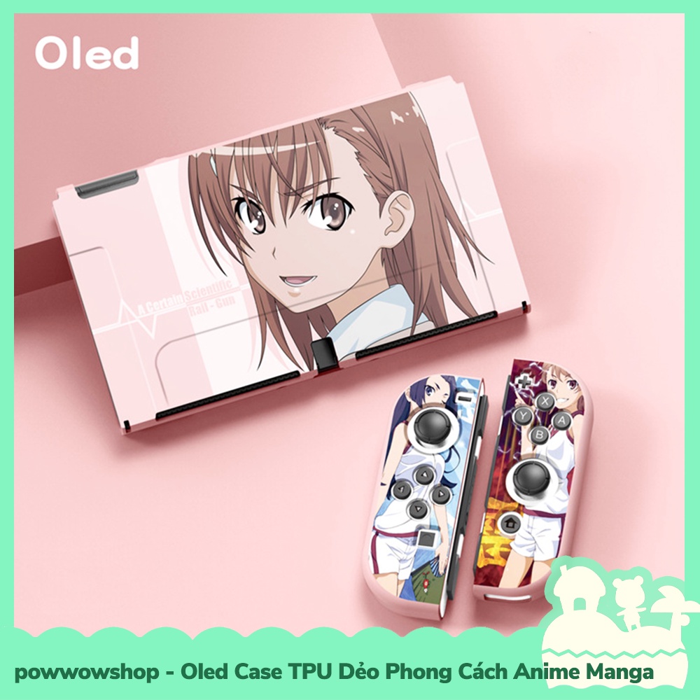 [Sẵn VN - Hỏa Tốc] OLED 50 Mẫu Phụ KIện Case Ốp TPU Dẻo Cho Máy Game Nintendo Switch OLED Phong Cách Anime Manga Amazing