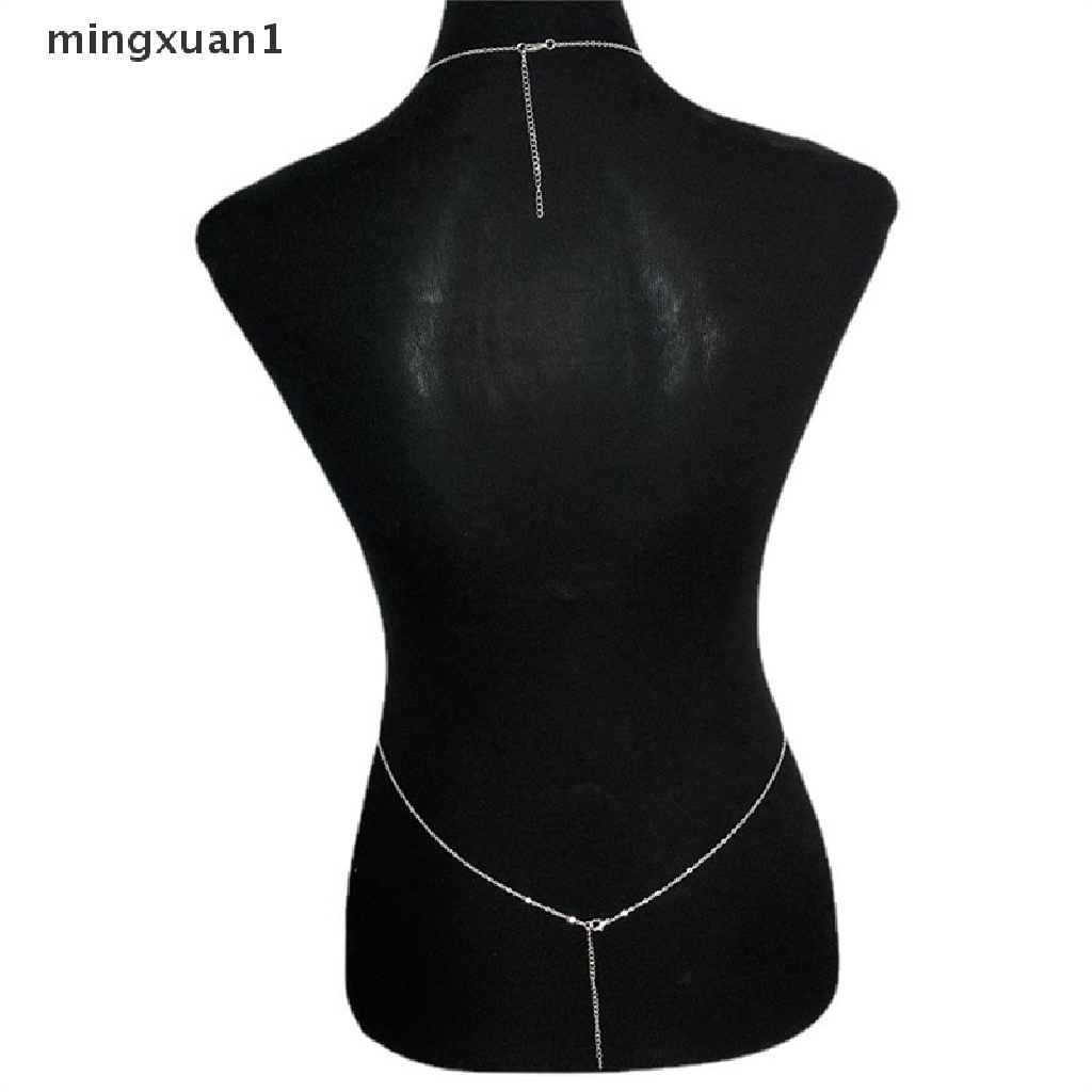 Dây đeo cơ thể đính đá rhinestone / sequin đơn giản thời trang bãi biển