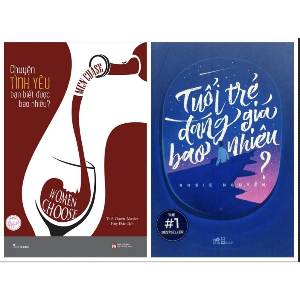 Sách - Combo Chuyện Tình Yêu Bạn Biết Được Bao Nhiêu + Tuổi Trẻ Đáng Giá Bao Nhiêu