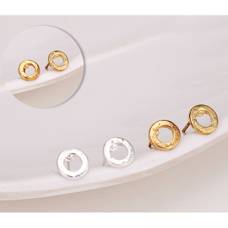 Set 9 đôi khuyên tai kim loại đủ kiểu thời trang