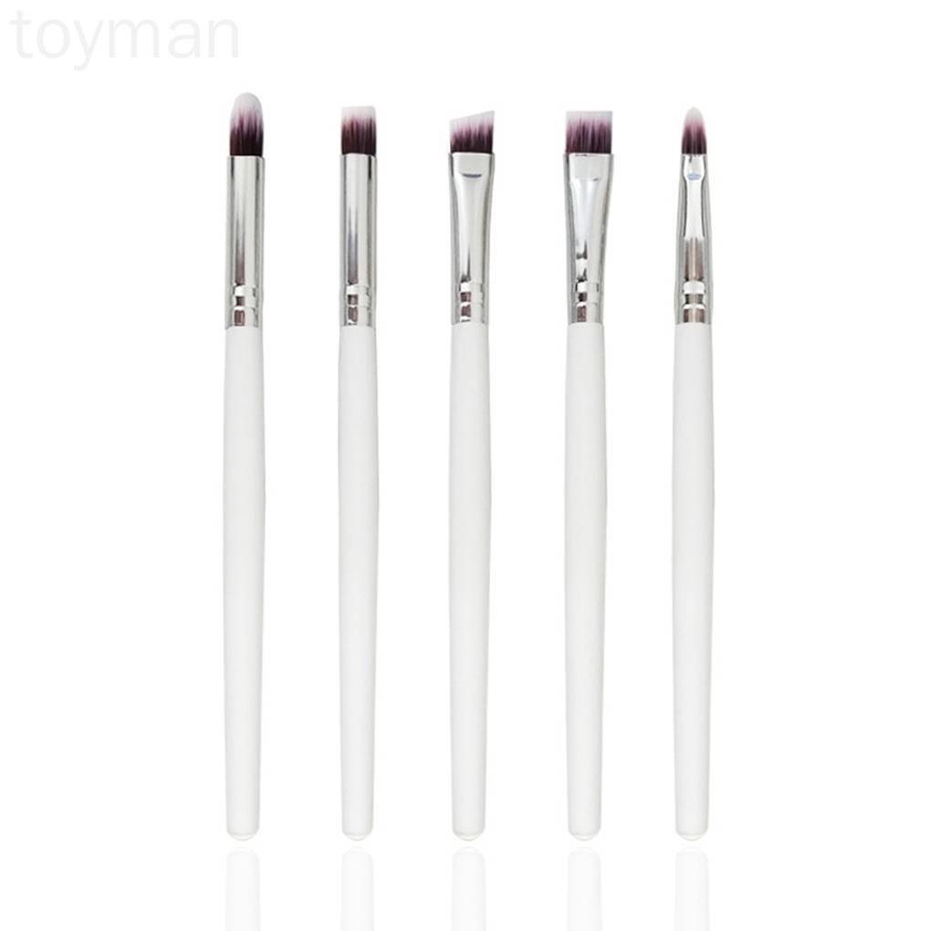 [Hàng mới về] Set 6 cọ trang điểm phấn mắt lông mềm tay cầm bằng gỗ tiện dụng