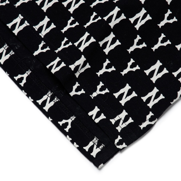 ÁO POLO MLB MEN'S BASIC MONOGRAM🔥CHÍNH HÃNG🔥T-shirt MLB Logo NY Màu Đen  - SIMPLE SNEAKE