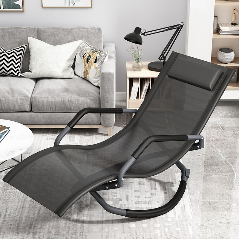 Ghế bập bênh, thư giãn xếp gọn khung thép đa dụng chịu lực 150kg - Ghế xếp thư giãn- hết hàng