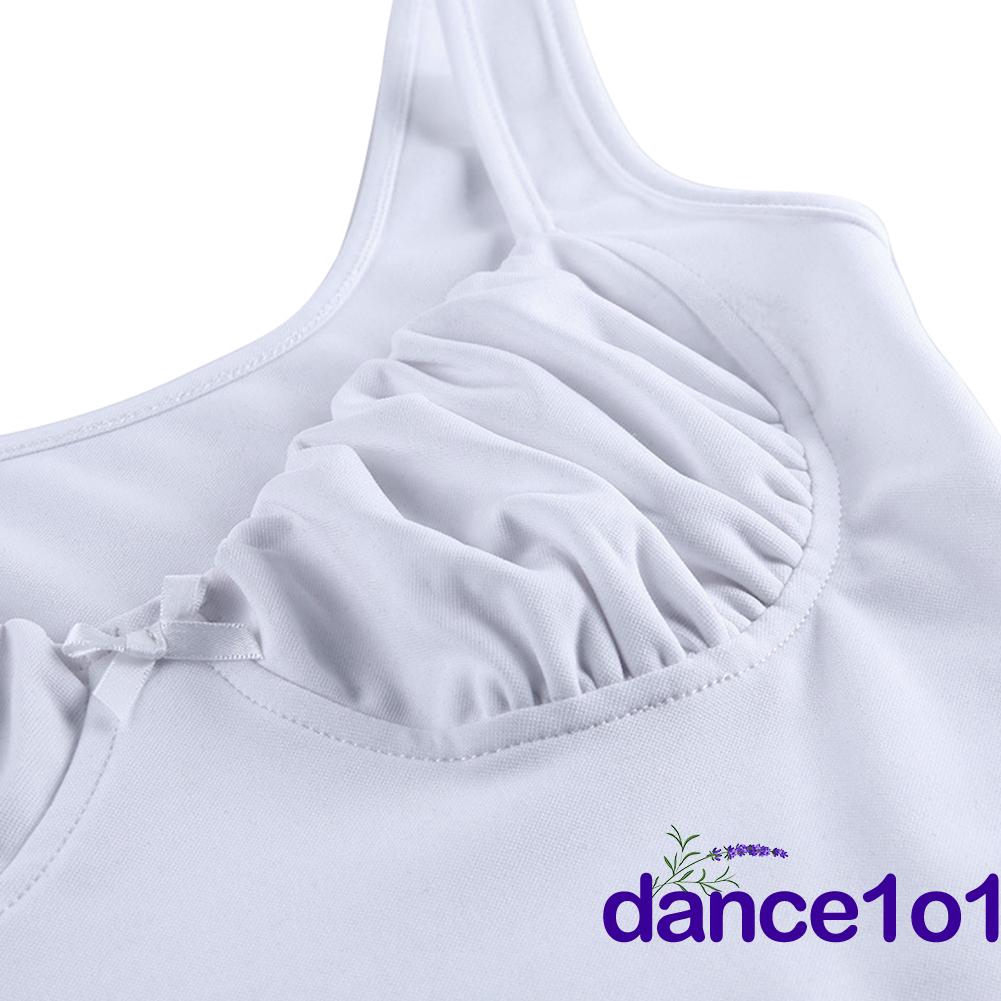 ♛loveyourself1♛-Female Dress Women’ s Round Neck Sleeveless Dress Solid Color One-Piece for Girls( White/Black, S/M/L)