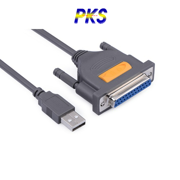 Cáp máy in USB 2.0 sang DB25 dài 1.8m cao cấp Ugreen 20224
