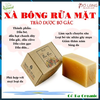 Xà bông rửa mặt thảo dược bơ - gấc