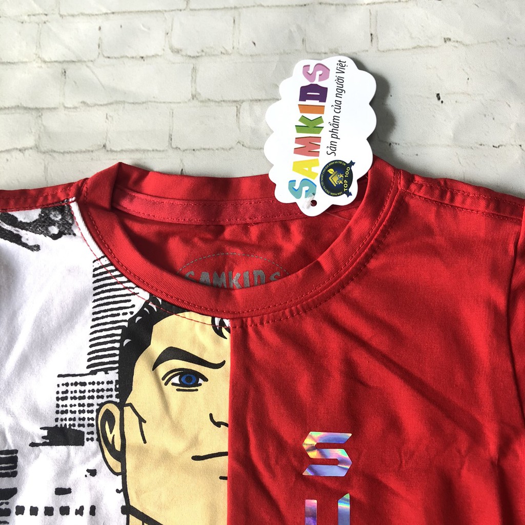 Quần áo siêu nhân super - man lửng set 2 chi tiết - cotton 100%