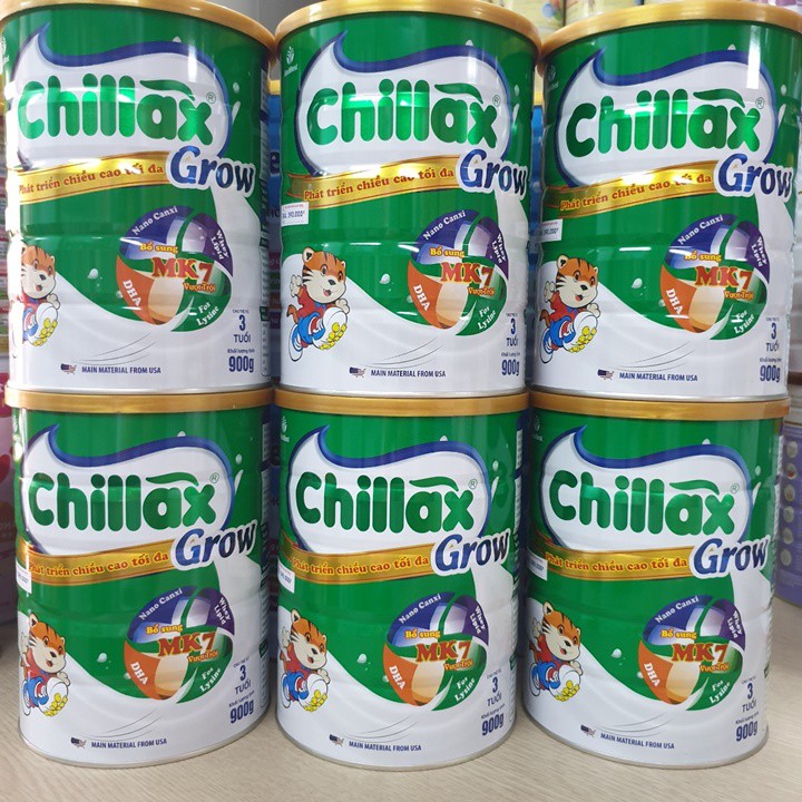 Sữa Chillax Grow MK7 900g 400g Date 2022
