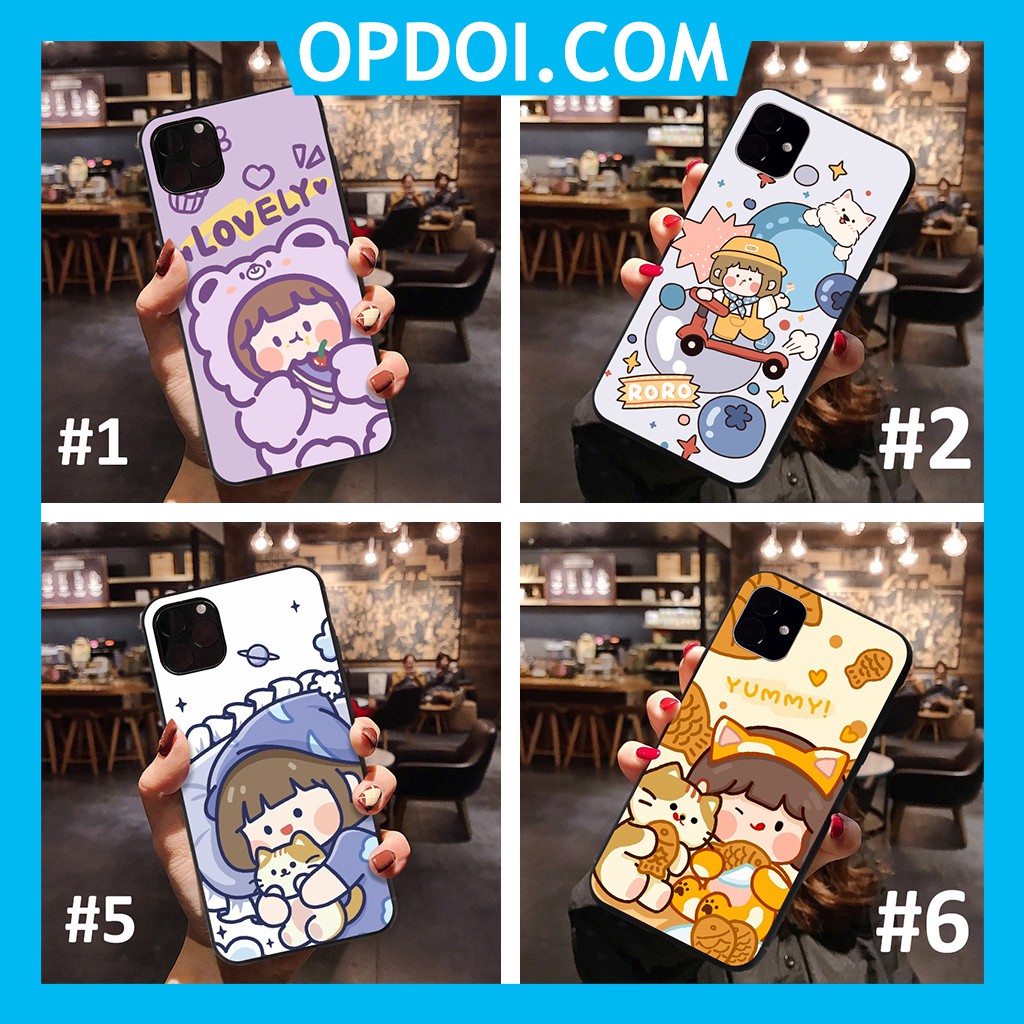 Ốp Lưng Điện Thoại Oppo A A1k A3s A5 A9 A5s A7 A8 A12 A31 2020 Neo 5 Realme C1 C2 Roro Cute Dễ Thương - Opdoi