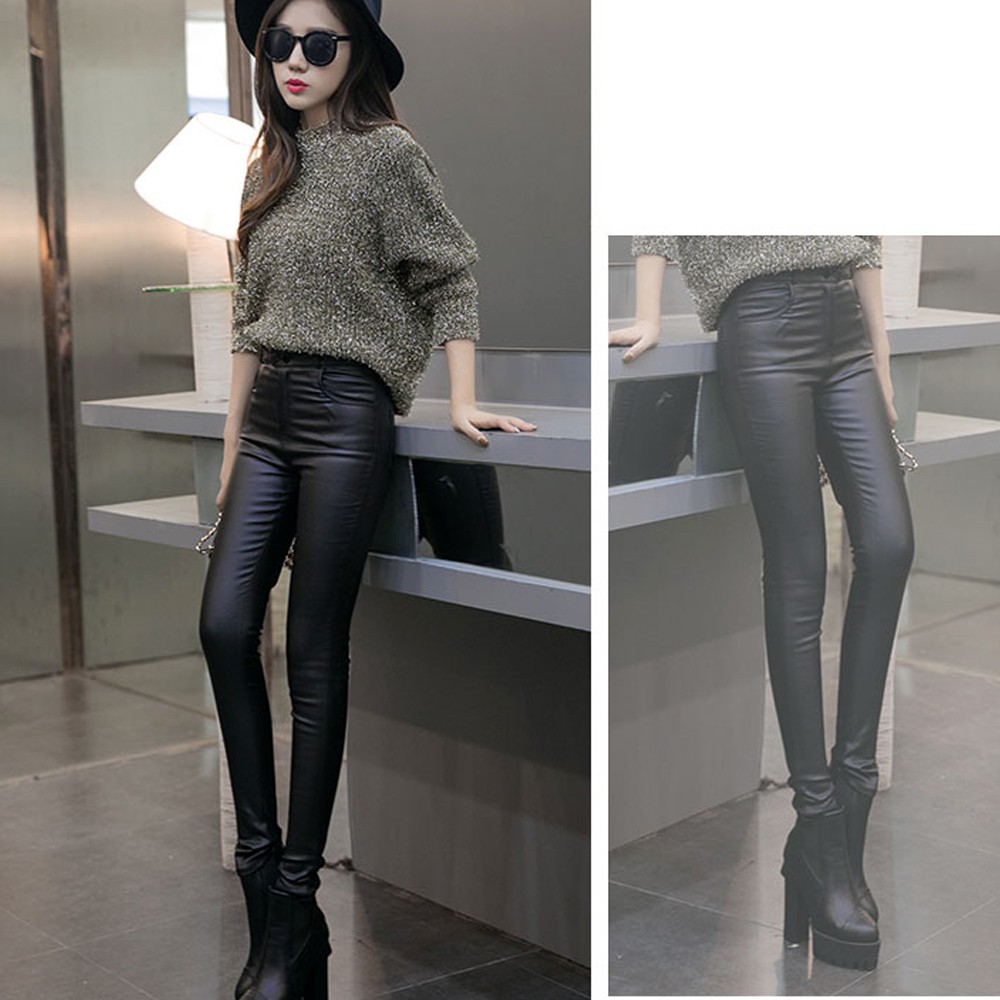 Quần da nữ xịn lên chân dài chuẩn bao đẹp dáng-179 | BigBuy360 - bigbuy360.vn