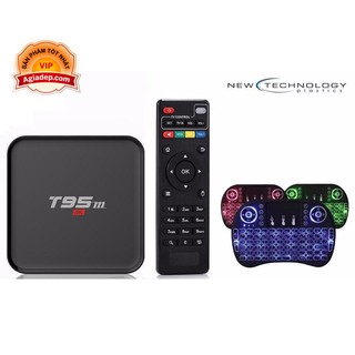 Tivi BOX T95M Siêu nét 4K tích hợp FPT Play và Bàn phím kiêm chuột cảm ứng (nhiều màu) - Agiadep