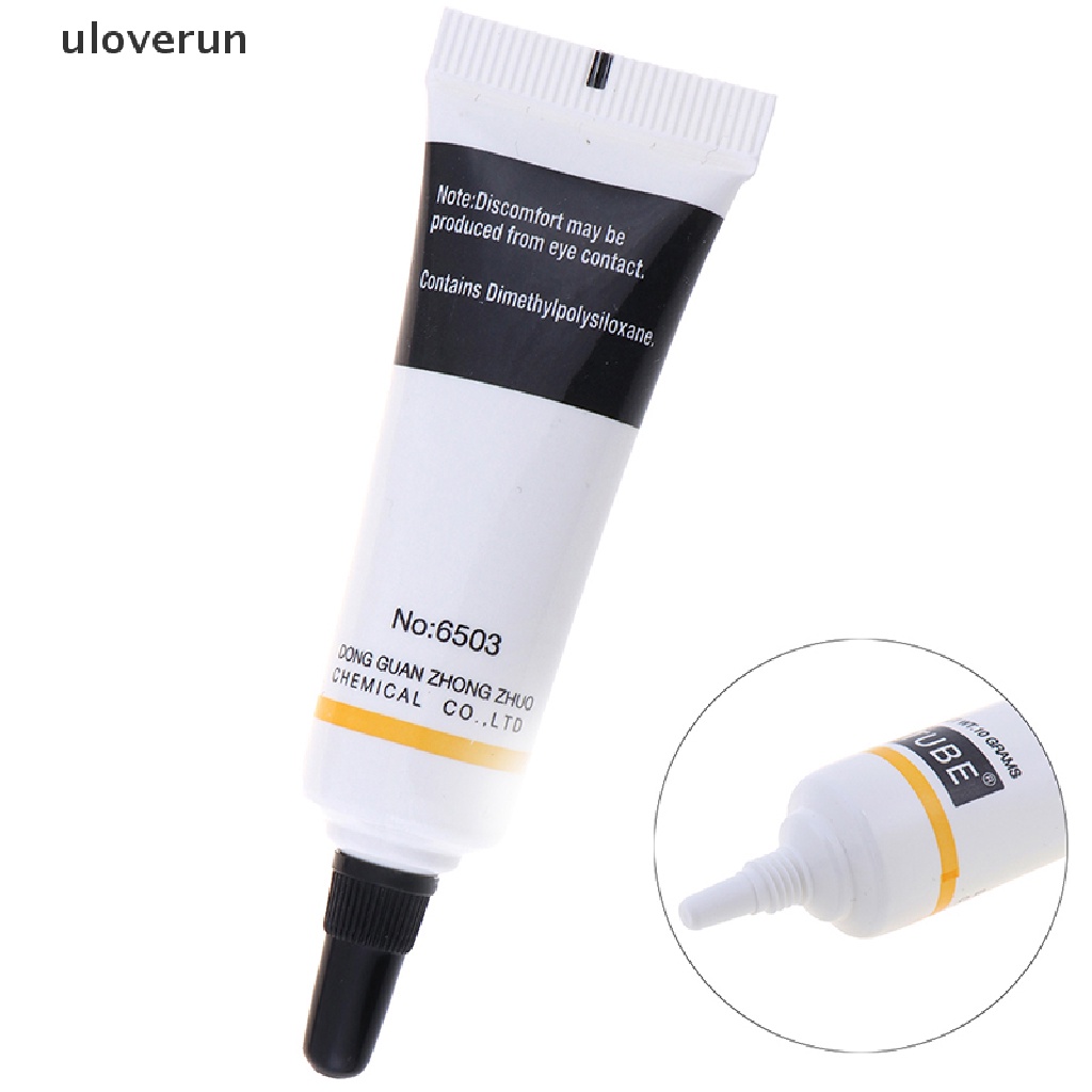 Uloverun 1 Hộp Bôi Trơn silicon Cấp Thực Phẩm Hình Trụ 10g