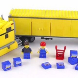 Xếp hình Xe container chở hàng mã số 02036