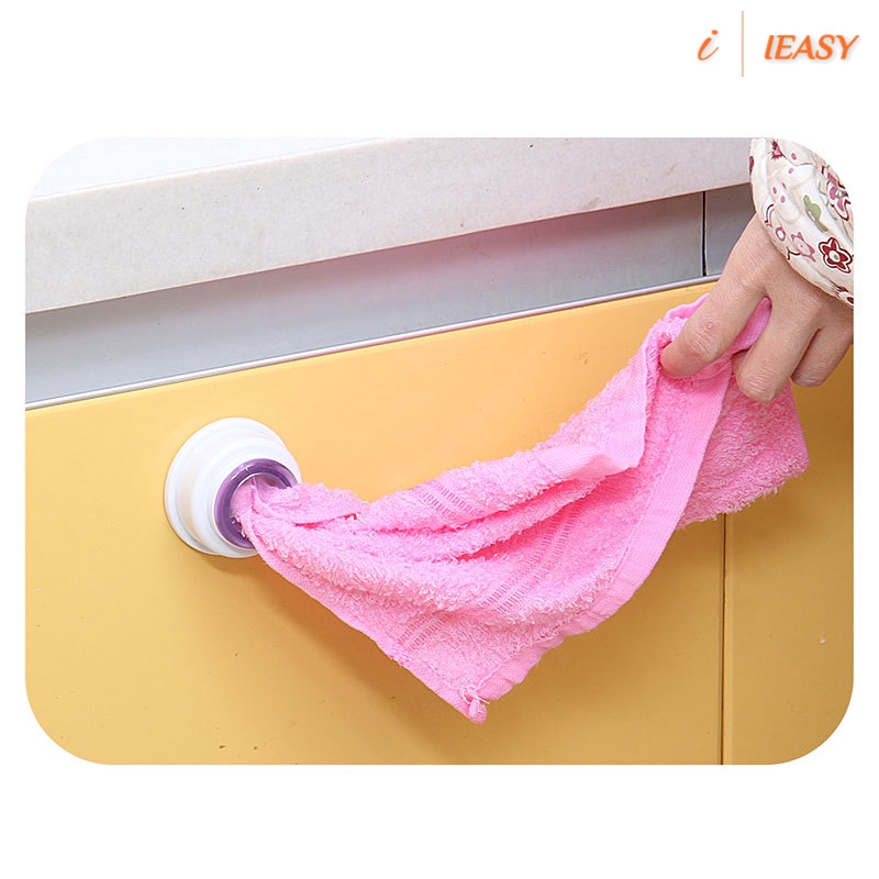 IE❤Wash Cloth Holder Dishclout Storage Rack Kitchen Storage Hand Towel Racks Clips